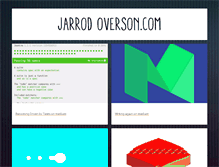 Tablet Screenshot of jarrodoverson.com